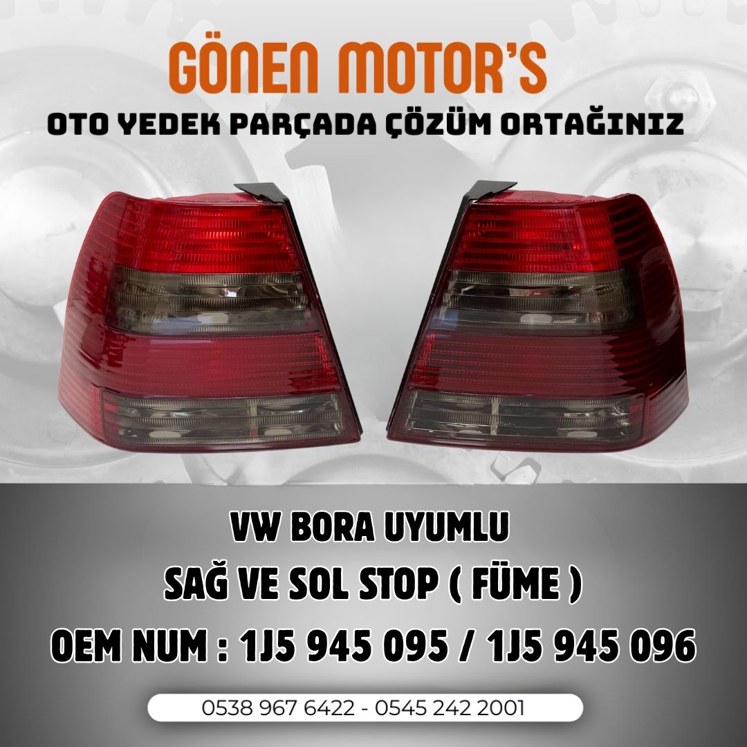 220 - 1J5 945 095 – 1J5 945 096 Bora Füme Stop Sağ ve Sol